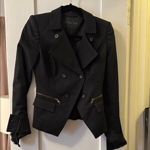 Rachel Zoe Black Blazer Tailored Suit Jacket
